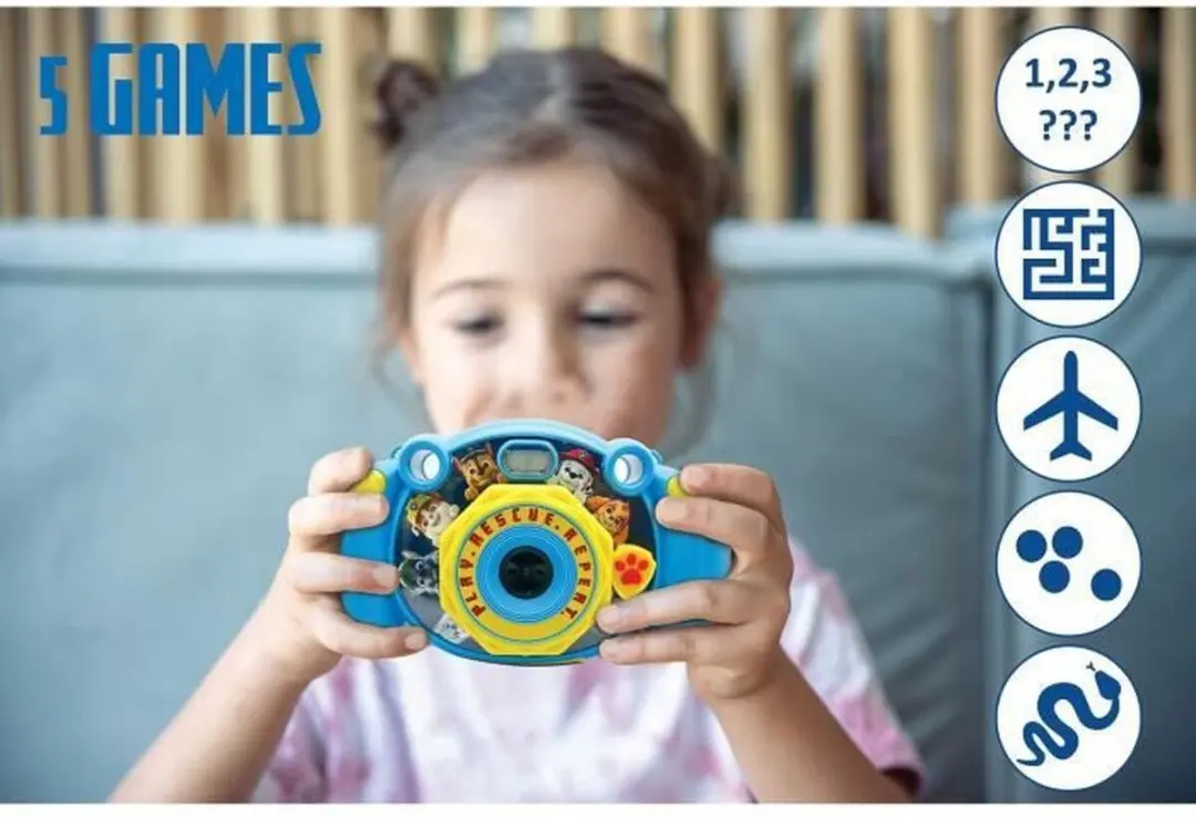 Lexibook Paw Patrol Starcam DJ080PA Digitale Camera - Blauw - afbeelding 3 van 6