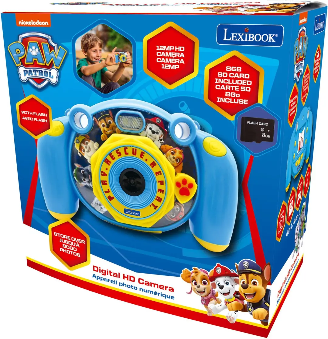 Lexibook Paw Patrol Starcam DJ080PA Digitale Camera - Blauw - afbeelding 5 van 6
