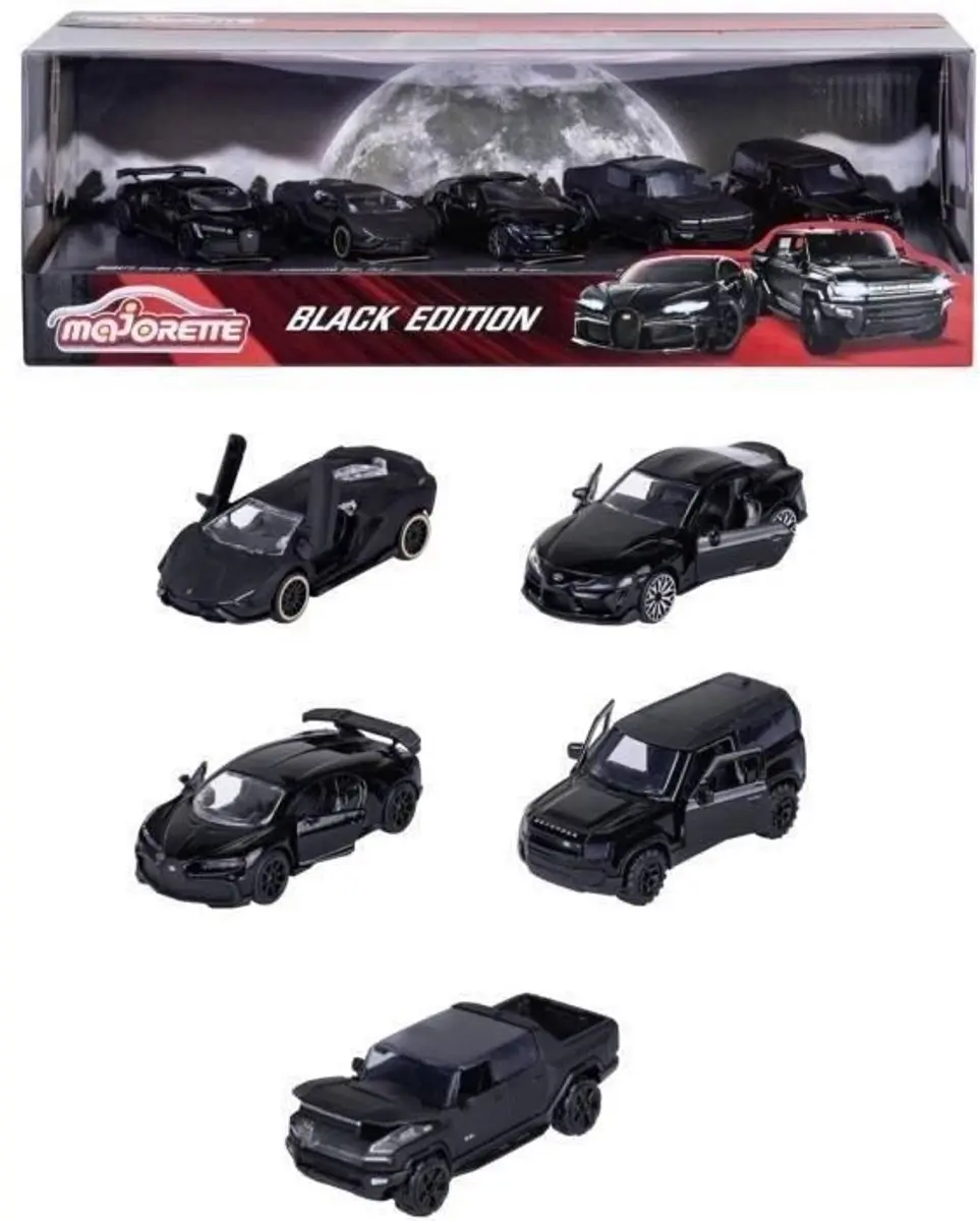 Majorette Black Edition Giftpack - 5 Stuks - afbeelding 6 van 6