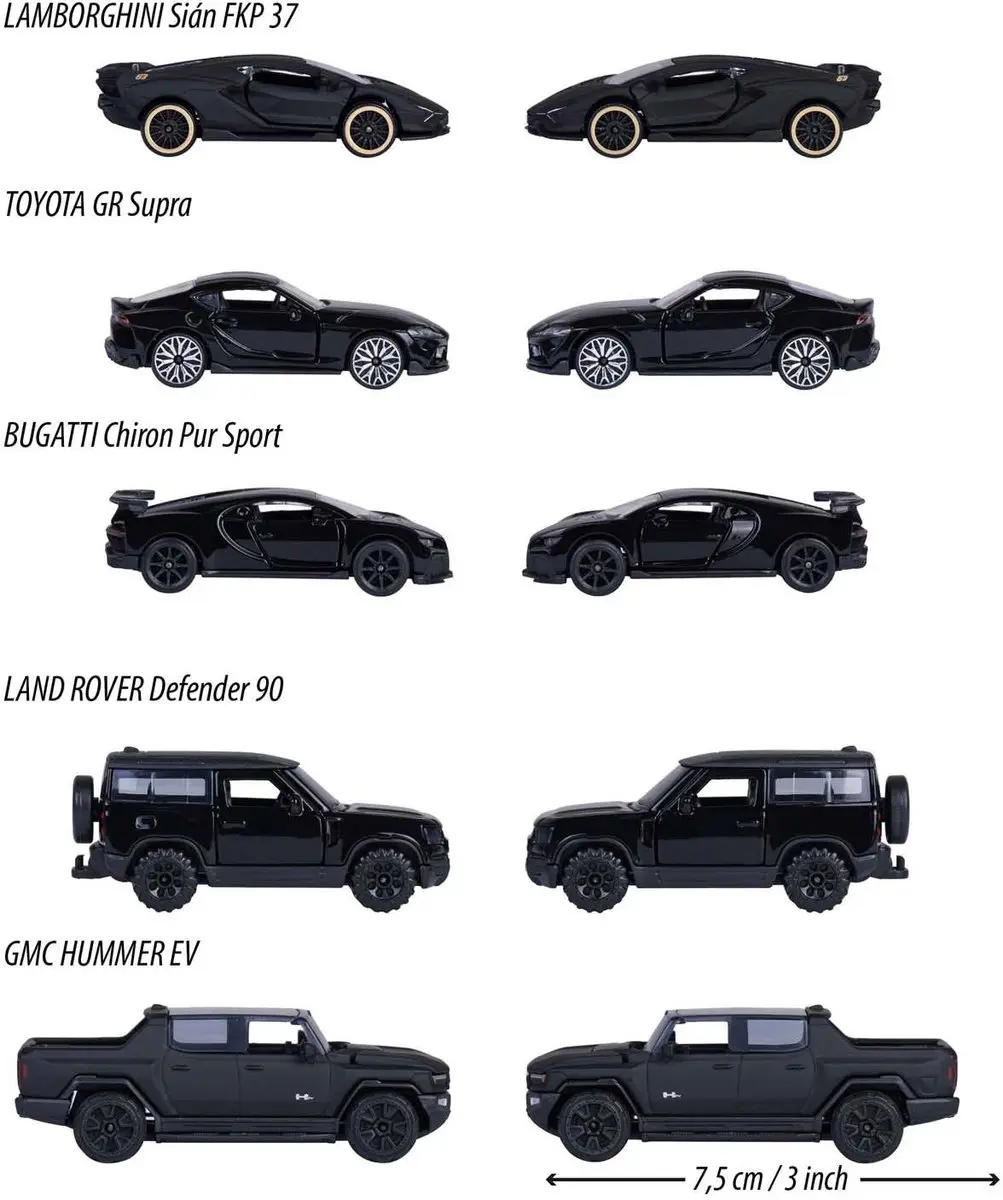 Majorette Black Edition Giftpack - 5 Stuks - afbeelding 2 van 6