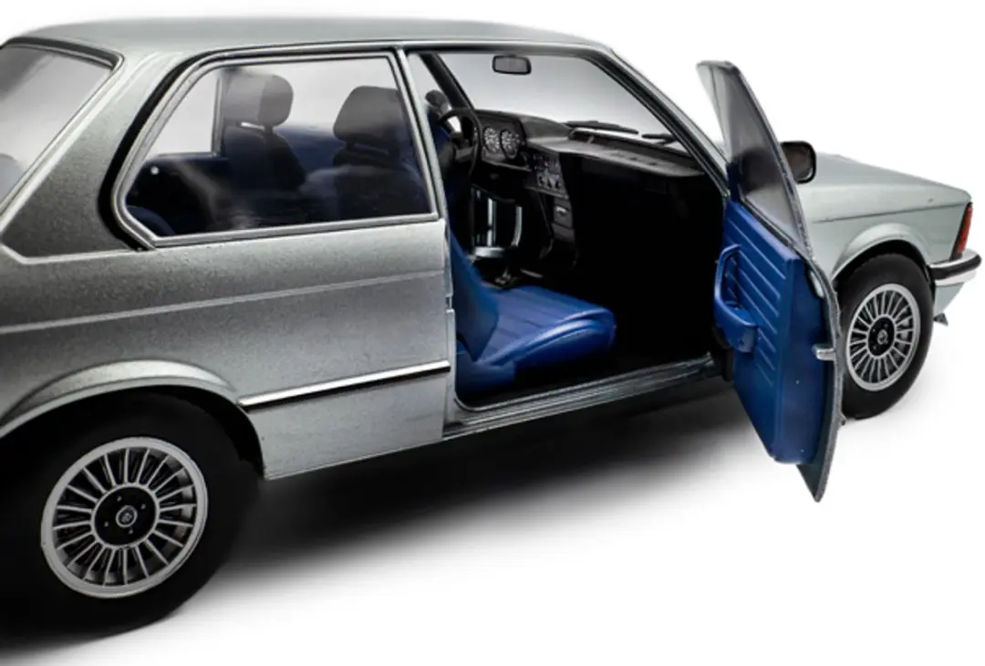 Solido BMW 323i E21 1980 - 1:18 - Blauw - afbeelding 4 van 6