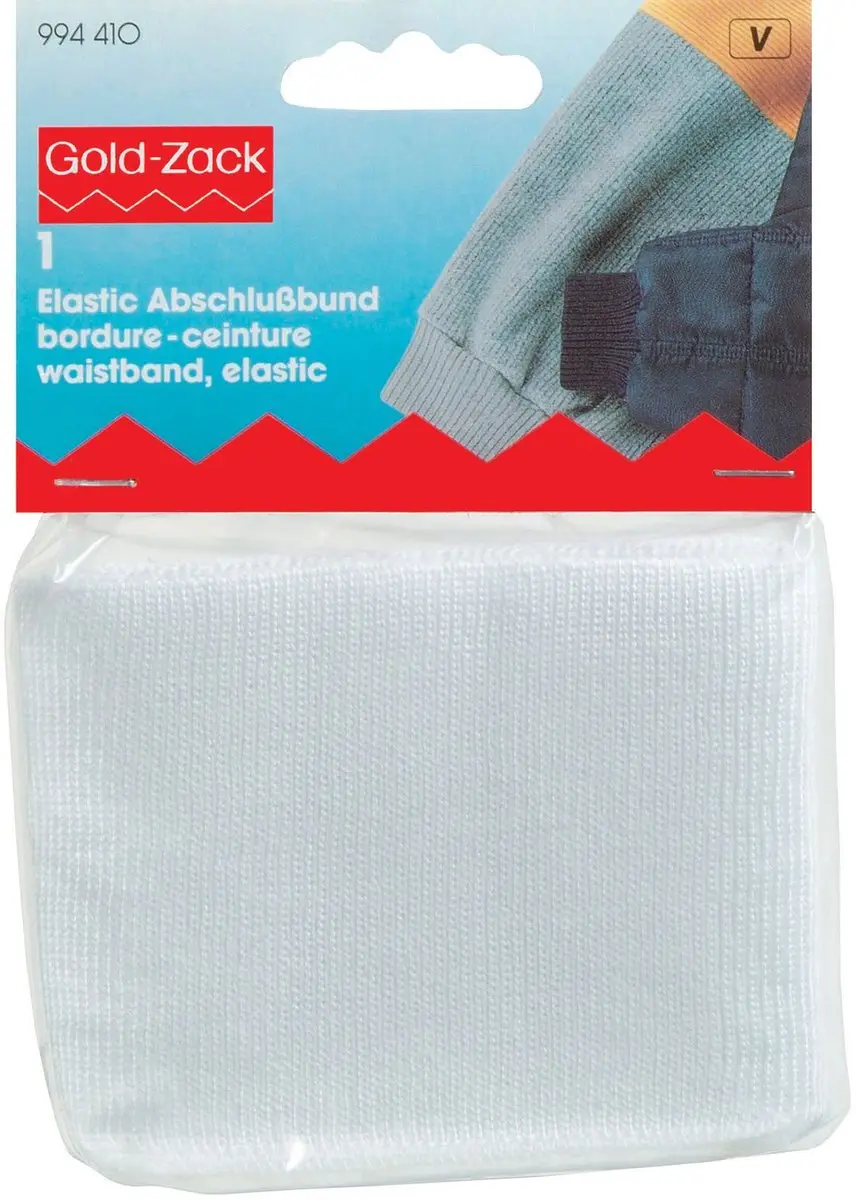 PRYM Elastische afsluitboorden wit 994410