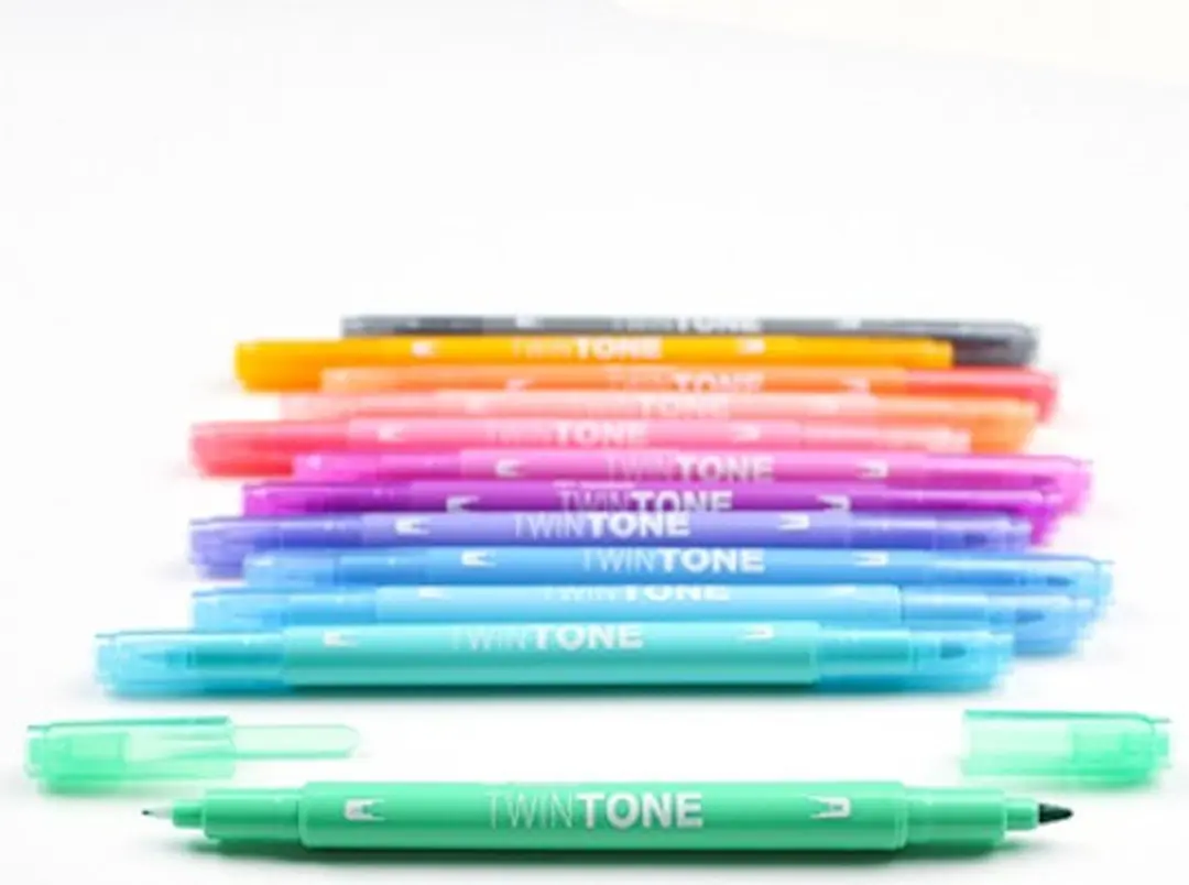 Tombow TwinTone Marker Set Pastel Colours - 12 stuks - afbeelding 4 van 6