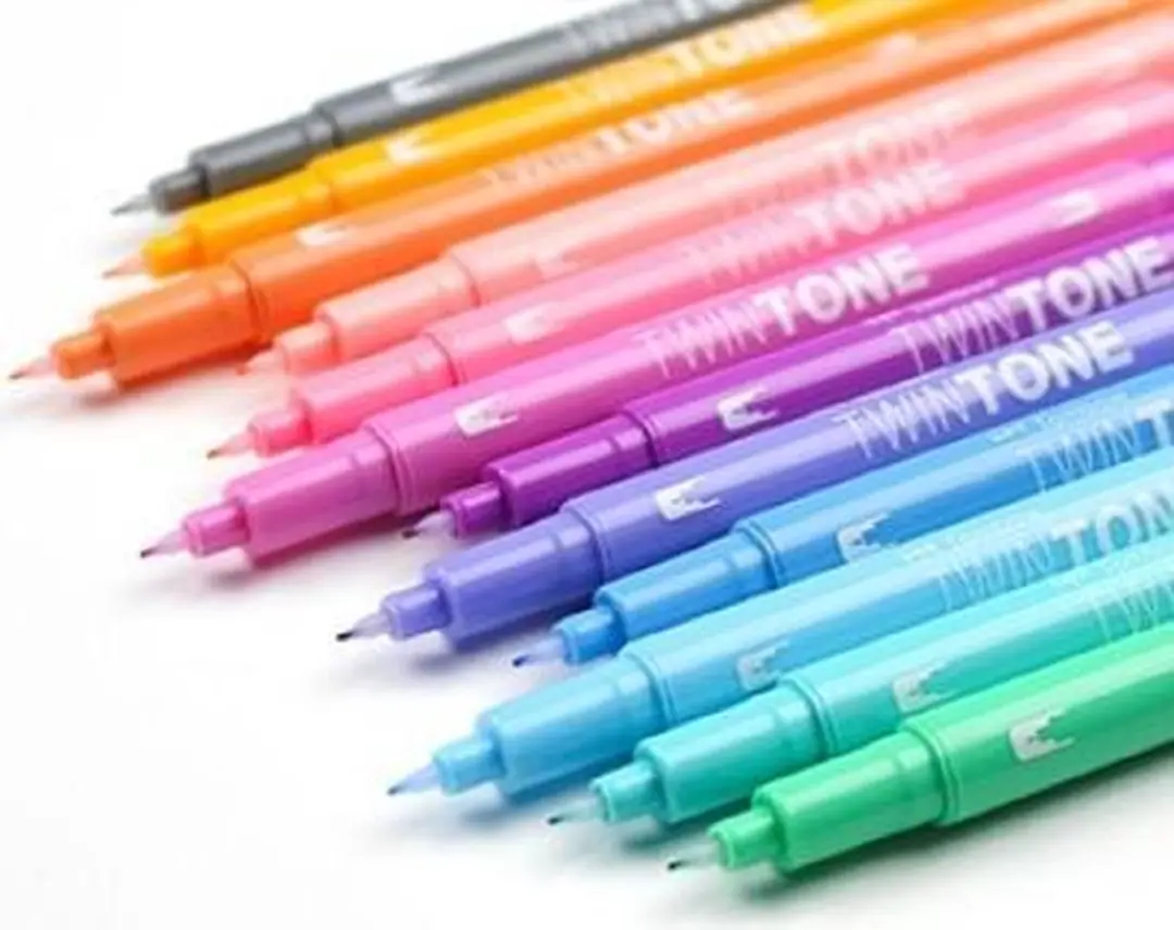 Tombow TwinTone Marker Set Pastel Colours - 12 stuks - afbeelding 3 van 6