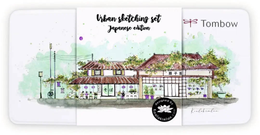 Tombow Urban Sketching Set2 - Brushpennen en Kleurpotloden - afbeelding 2 van 5