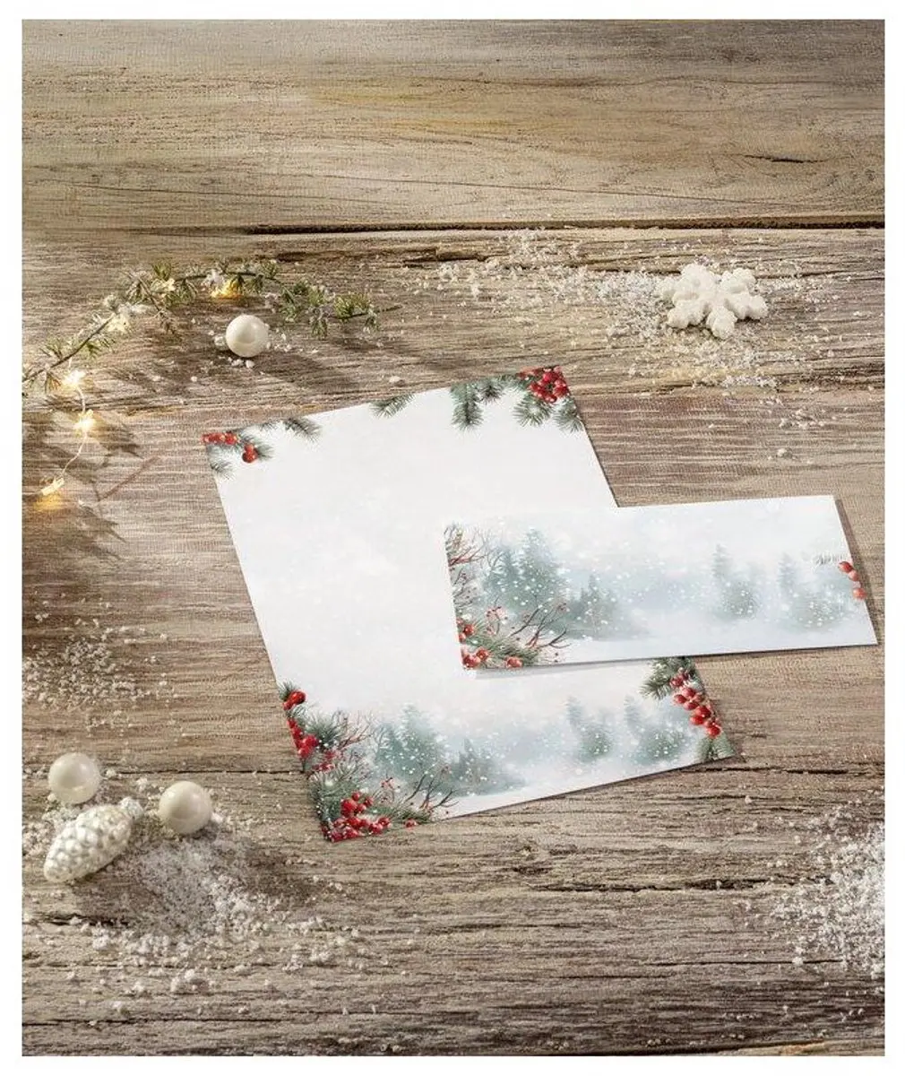 Sigel Scandinavian Snow Kerstmotiefpapier