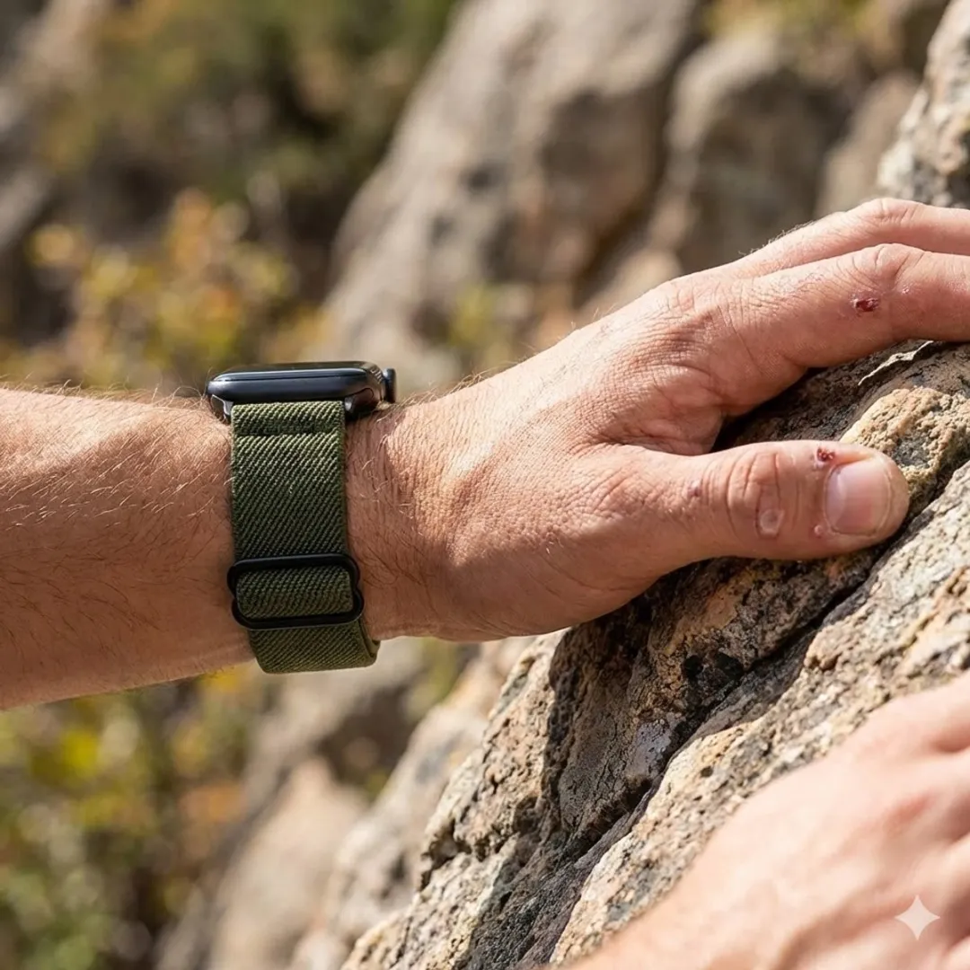 NUVEX Woven Smartwatchband Set - 4 Stuks - Apple Watch 42-49mm