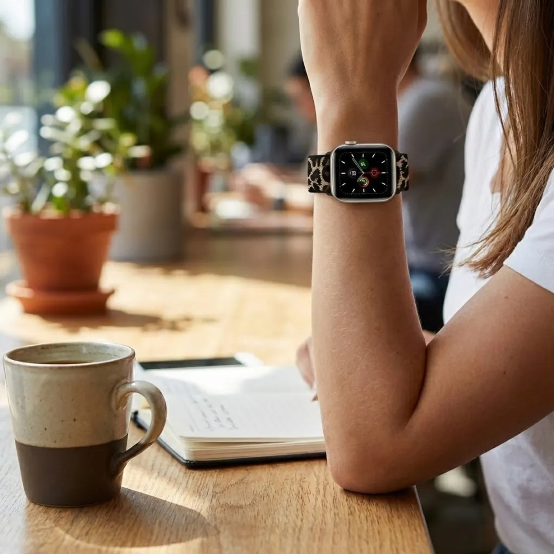 NUVEX Woven Smartwatchband Set - 4 Stuks - Apple Watch 42-49mm