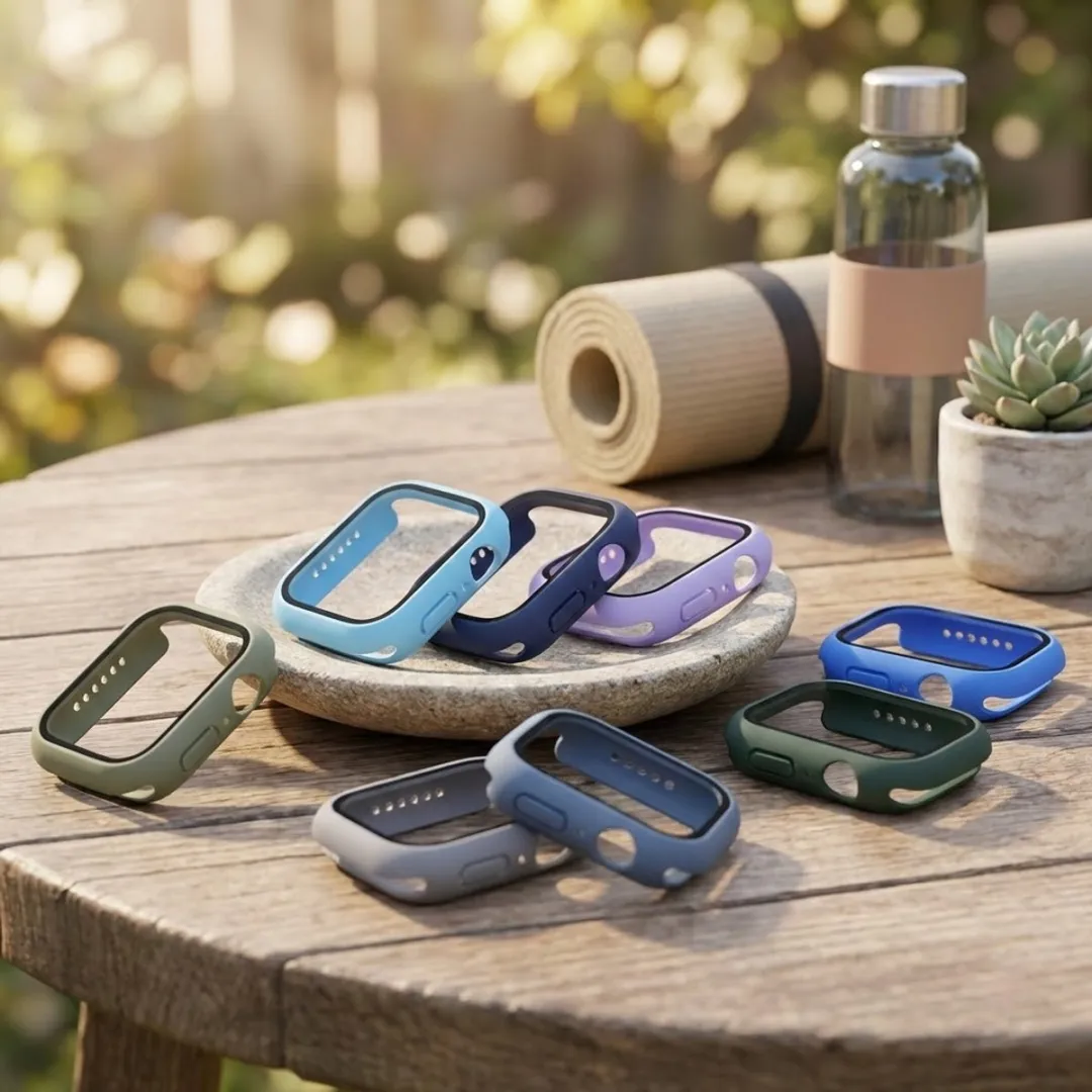 NUVEX Beschermhoes Apple Watch Series 10/11 46mm - 8-delige set - Meerkleurig