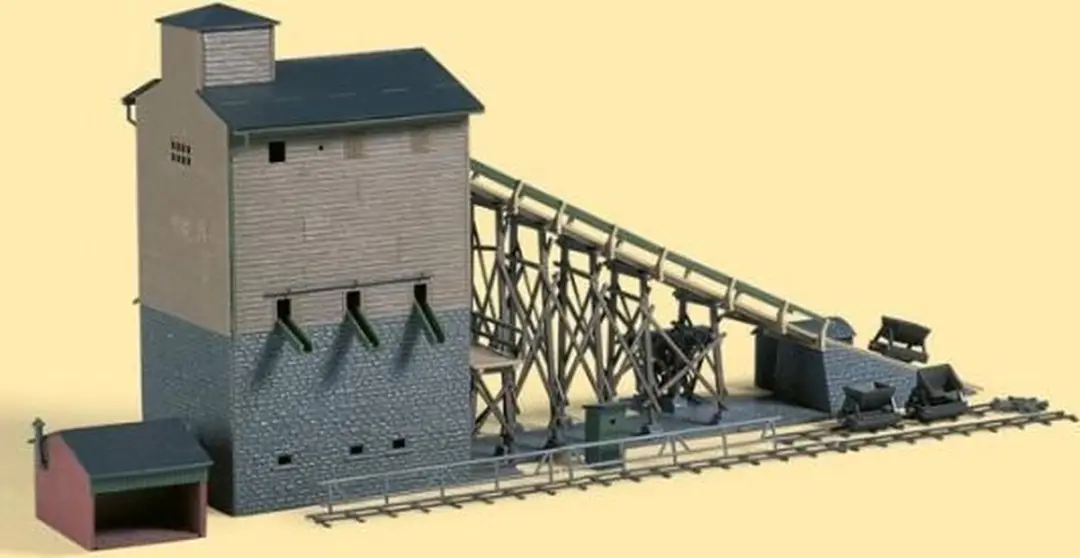 Auhagen Oude Split- en Ballastfabriek H0 - 12266 - afbeelding 4 van 6