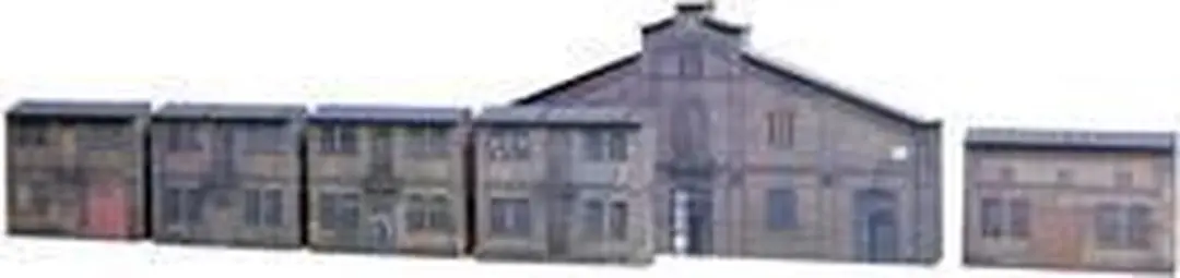 Auhagen 42506 H0 Reliëfset - 6 Industriële Gevels - afbeelding 6 van 6