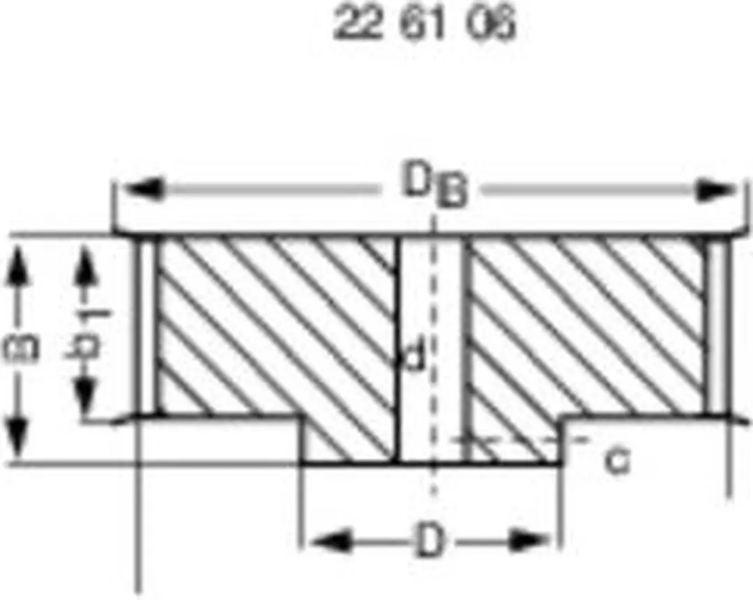 Reely Aluminium Tandriemschijf 8mm - 47mm - 60 tanden - afbeelding 4 van 5