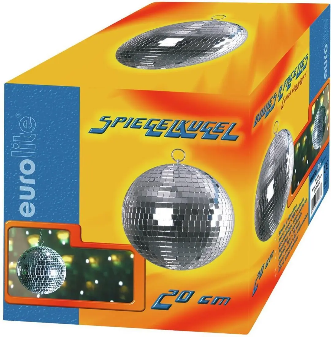 EUROLITE Spiegelbol 20cm - afbeelding 4 van 5