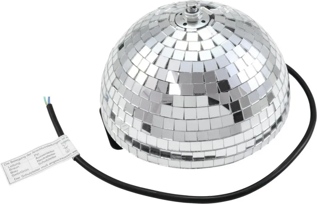 Eurolite Halve Spiegelbol 20cm met Motor