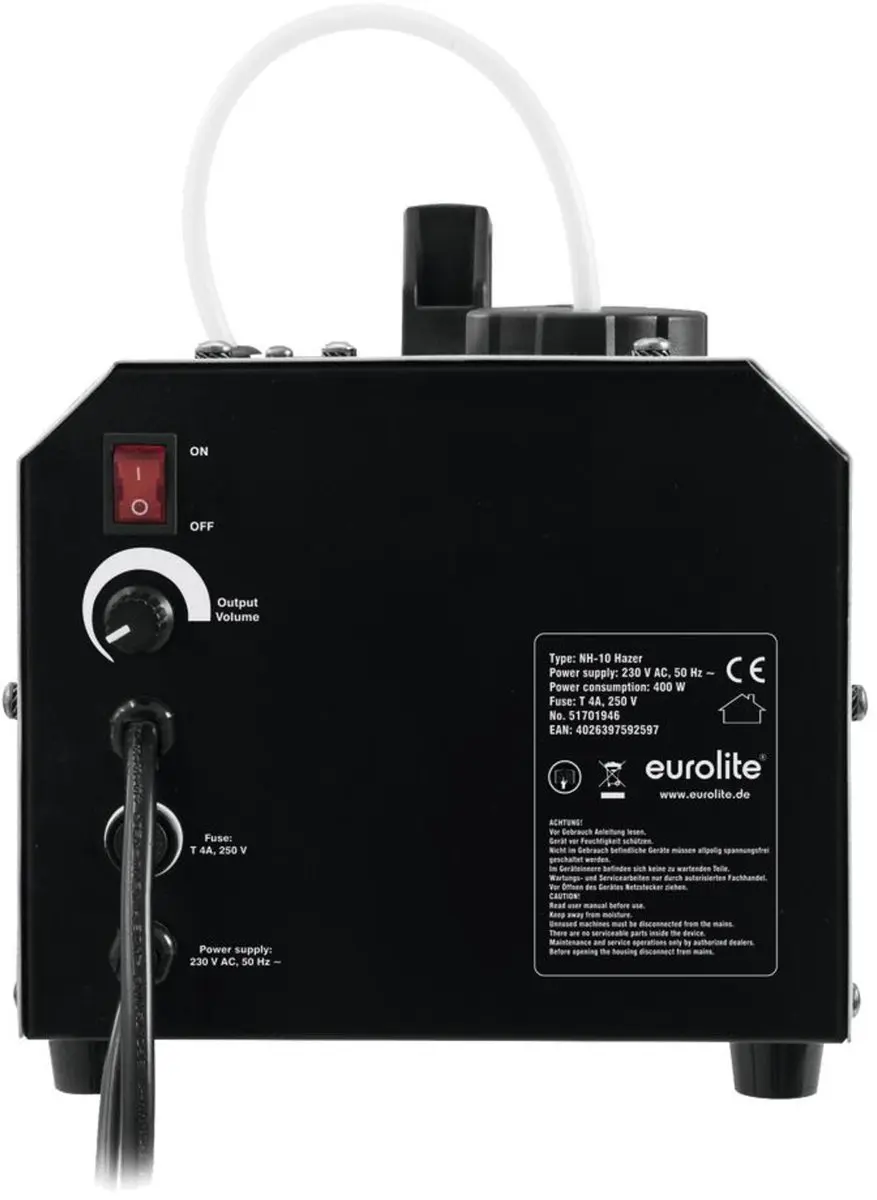 Eurolite NH-10 Nevelmachine - 400W - afbeelding 5 van 5