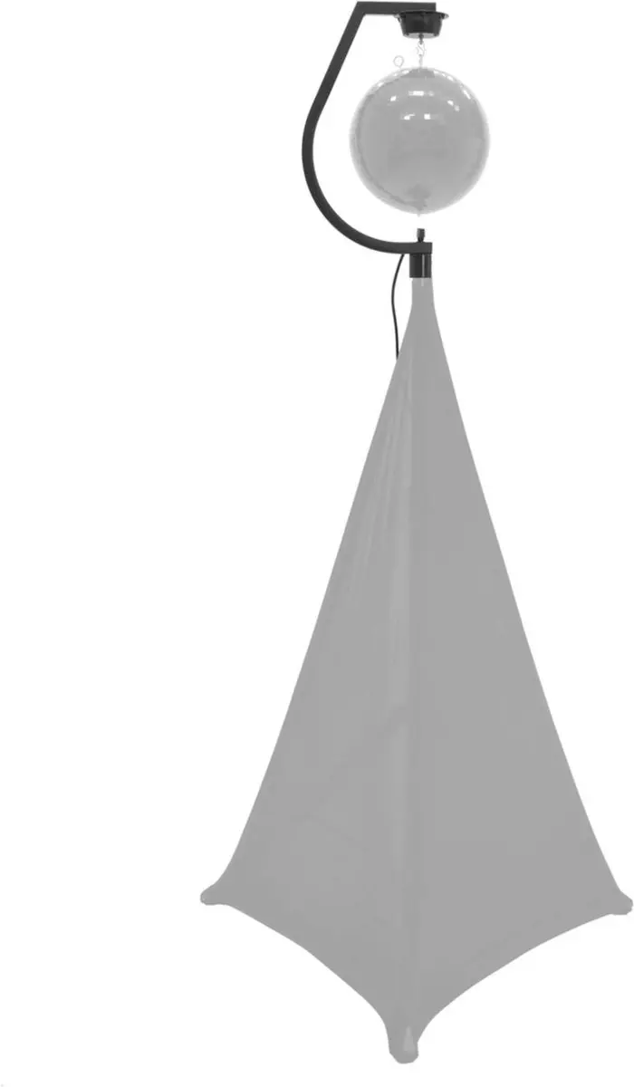 Eurolite 50301010 Motorstatief Spiegelbol tot 30cm - Zwart - afbeelding 5 van 6