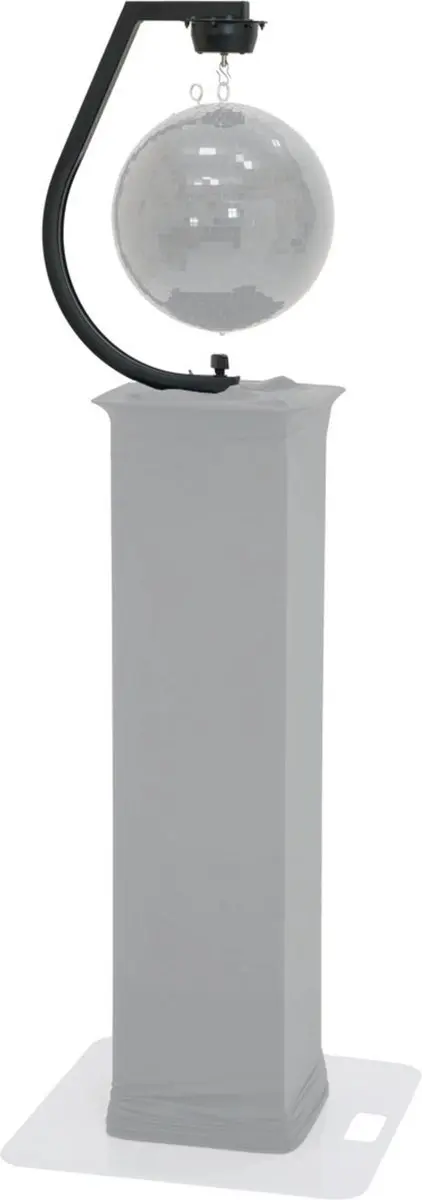 Eurolite 50301010 Motorstatief Spiegelbol tot 30cm - Zwart - afbeelding 3 van 6