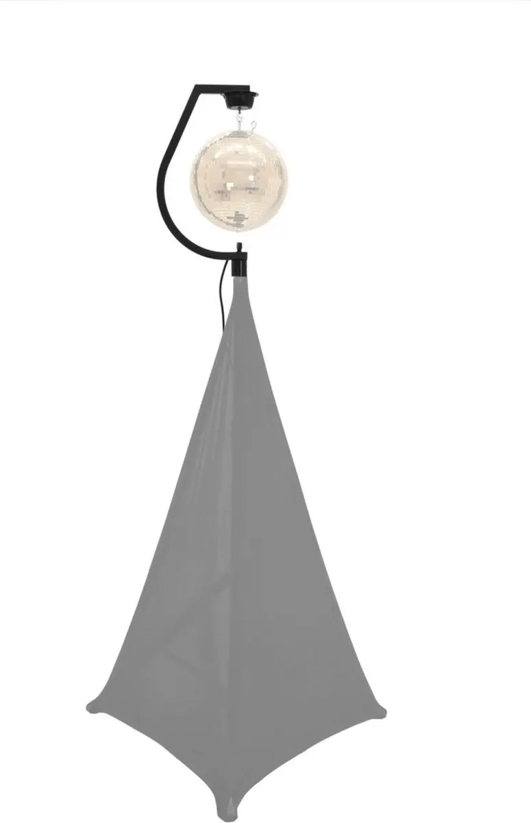 Eurolite 50301010 Motorstatief Spiegelbol tot 30cm - Zwart - afbeelding 2 van 6