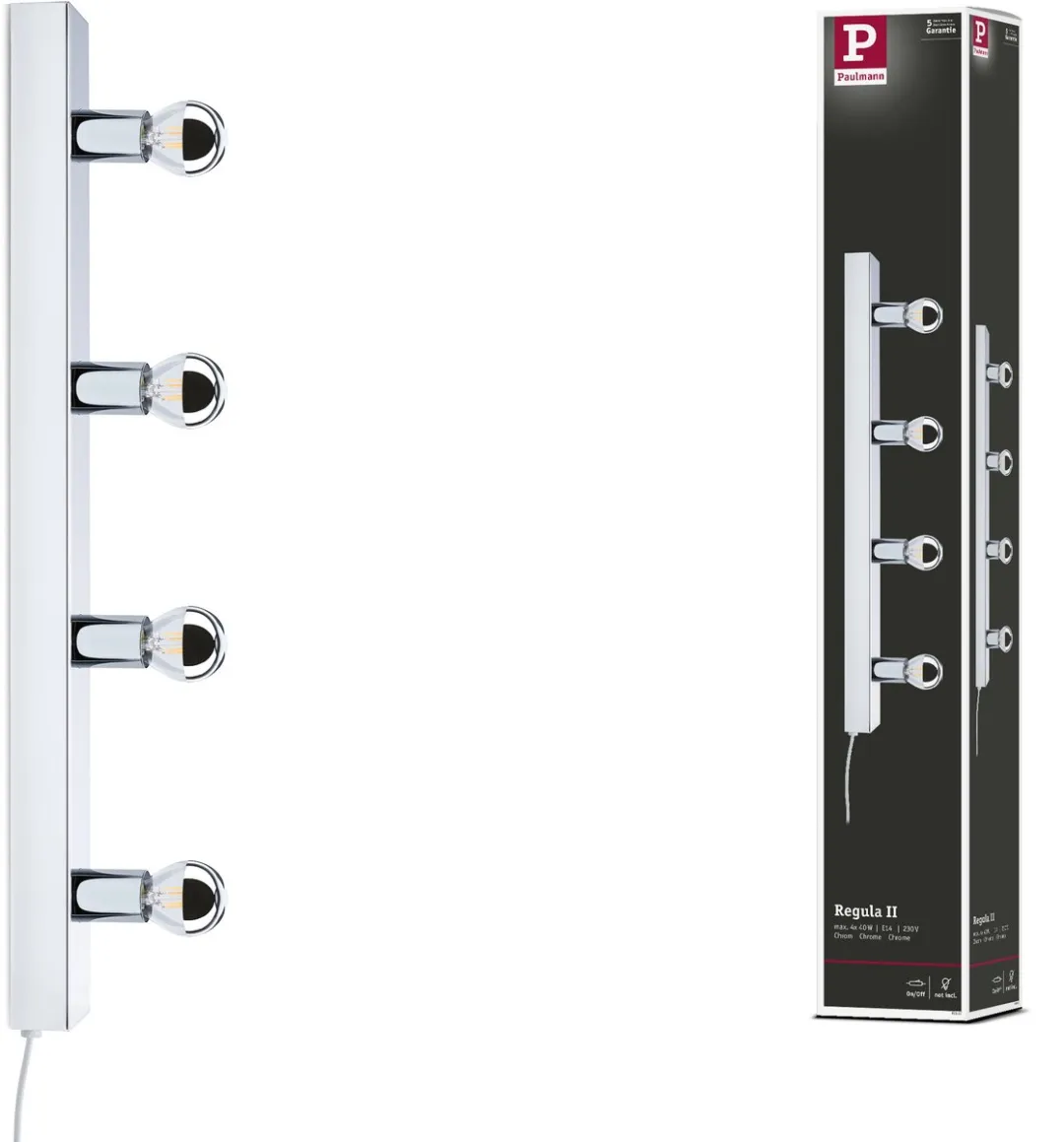 Paulmann LED Spiegellamp Regula II E14 4x40W
