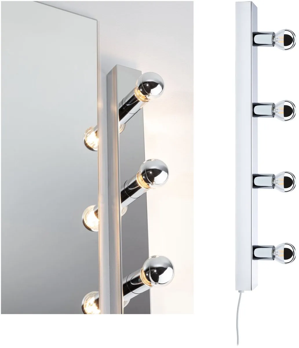 Paulmann LED Spiegellamp Regula II E14 4x40W - Chroom