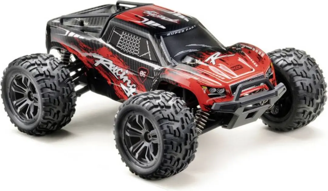 Absima Truck Racing 14005 1:14 RC Monstertruck - Zwart/Rood - afbeelding 3 van 3