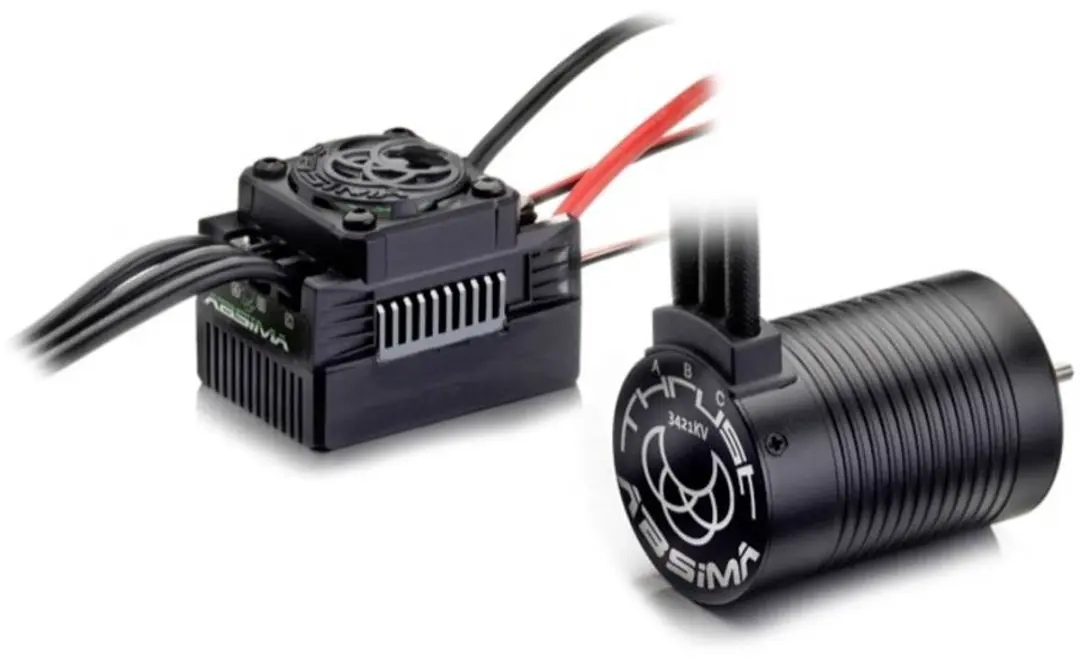 Absima Thrust BL ECOV2 2120002V2 Brushless Aandrijving RC Auto 1:10 - Zwart - afbeelding 3 van 6
