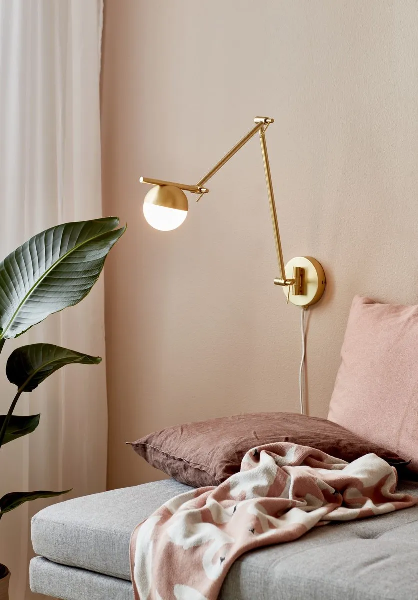 Nordlux Contina Wandlamp G9 - Messing - Ø10cm