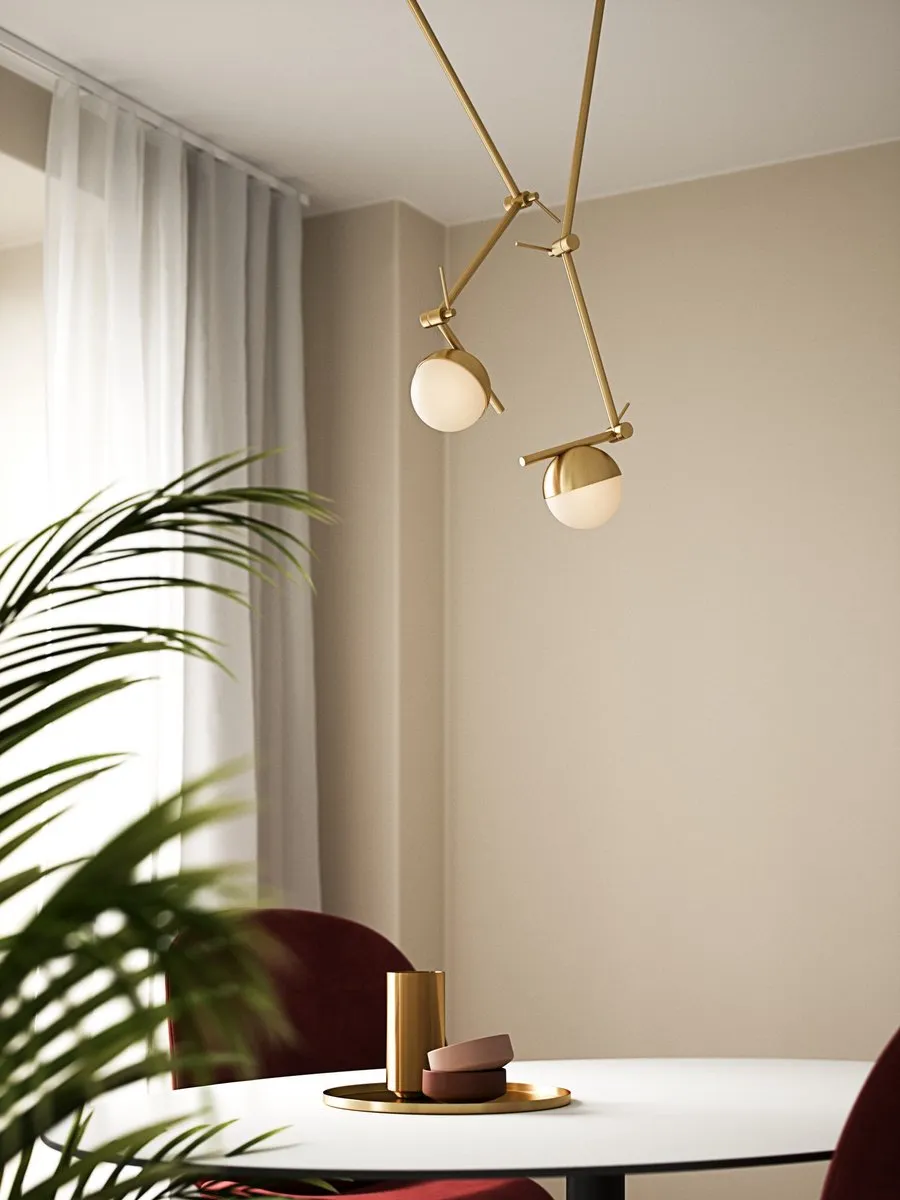 Nordlux Contina Wandlamp G9 - Messing - Ø10cm