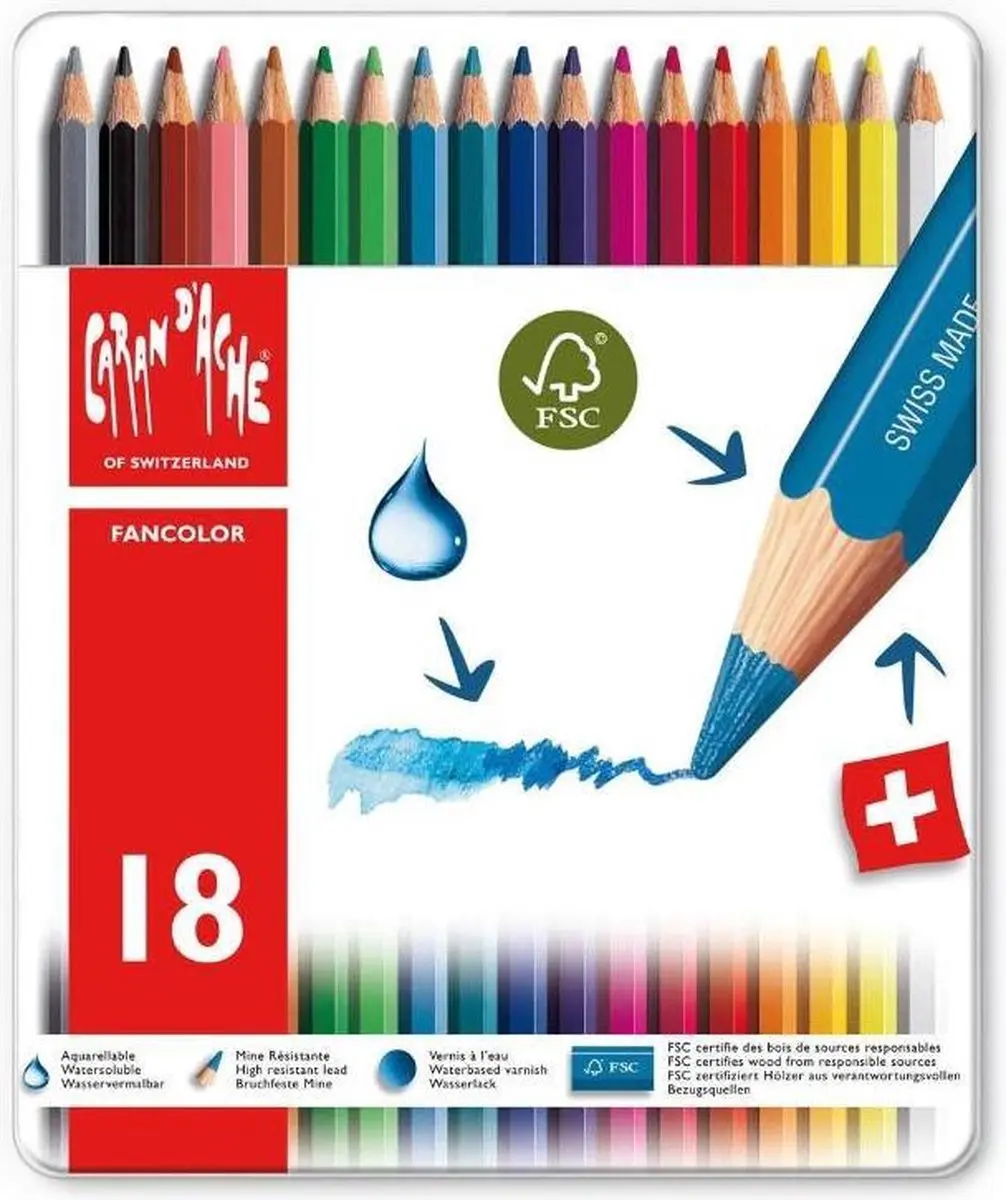 Caran D'ache Fancolor Kleurpotloden