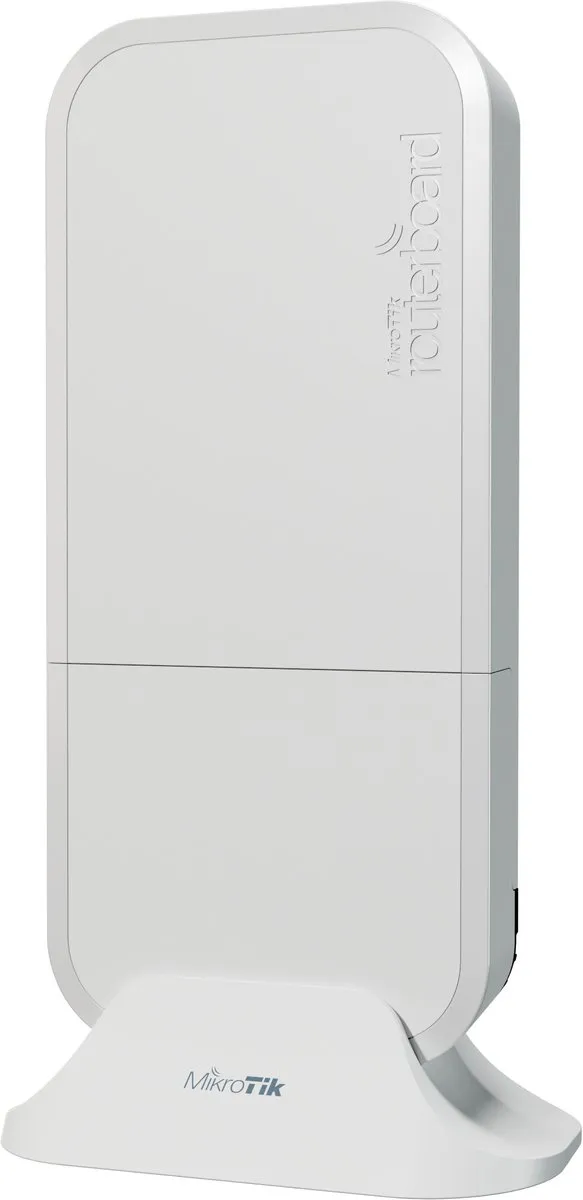 MikroTik wAP ax - Acces Point Draadloze-toegangspunt Wi-Fi 6 - Dual Band (2,4GHz, 5GHz) - RouterOS v7 - PoE - wit