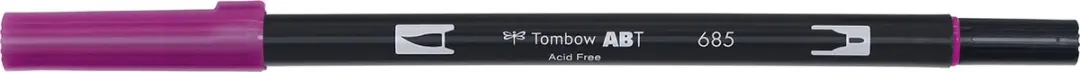 Tombow ABT Dual Brush Pen 685 - Deep Magenta - afbeelding 2 van 6