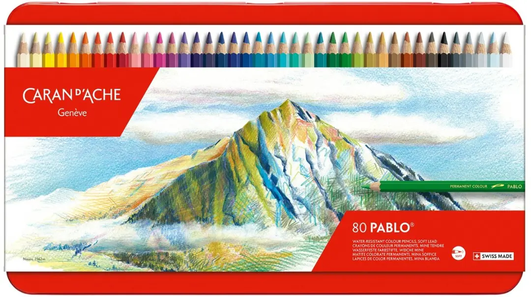 Caran d'Ache Pablo Kleurpotloden - 80 Stuks