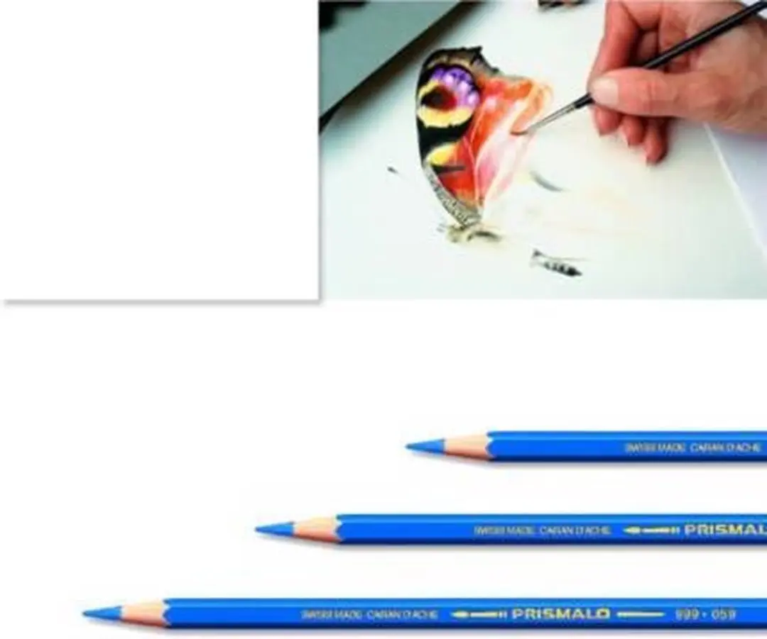 Caran d'Ache Prismalo Kleurpotlood - Wit - afbeelding 2 van 2