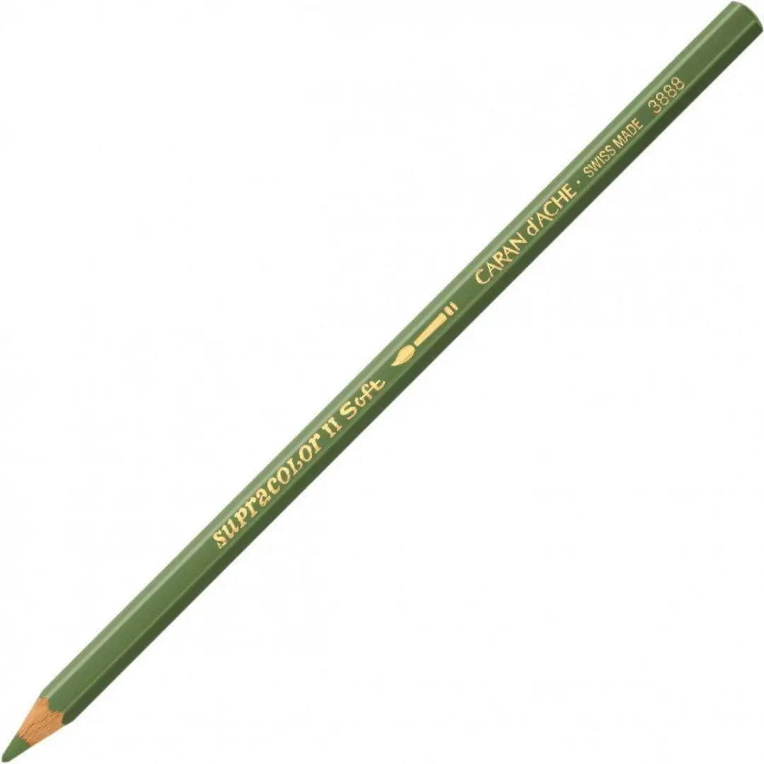 Caran d'Ache Supracolor aquarel potlood 016 khaki green
