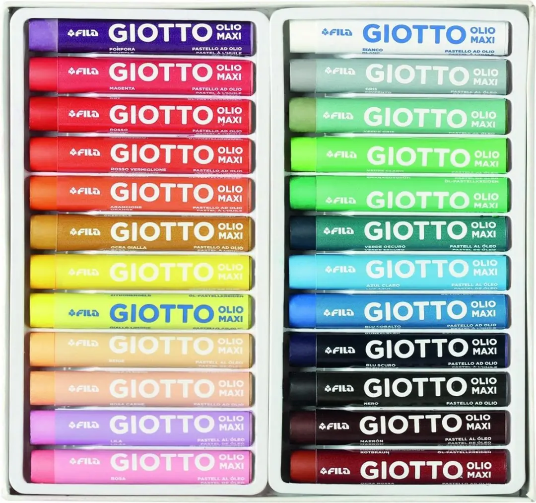 Giotto Oliepastel Set - 24 krijtjes - afbeelding 3 van 3