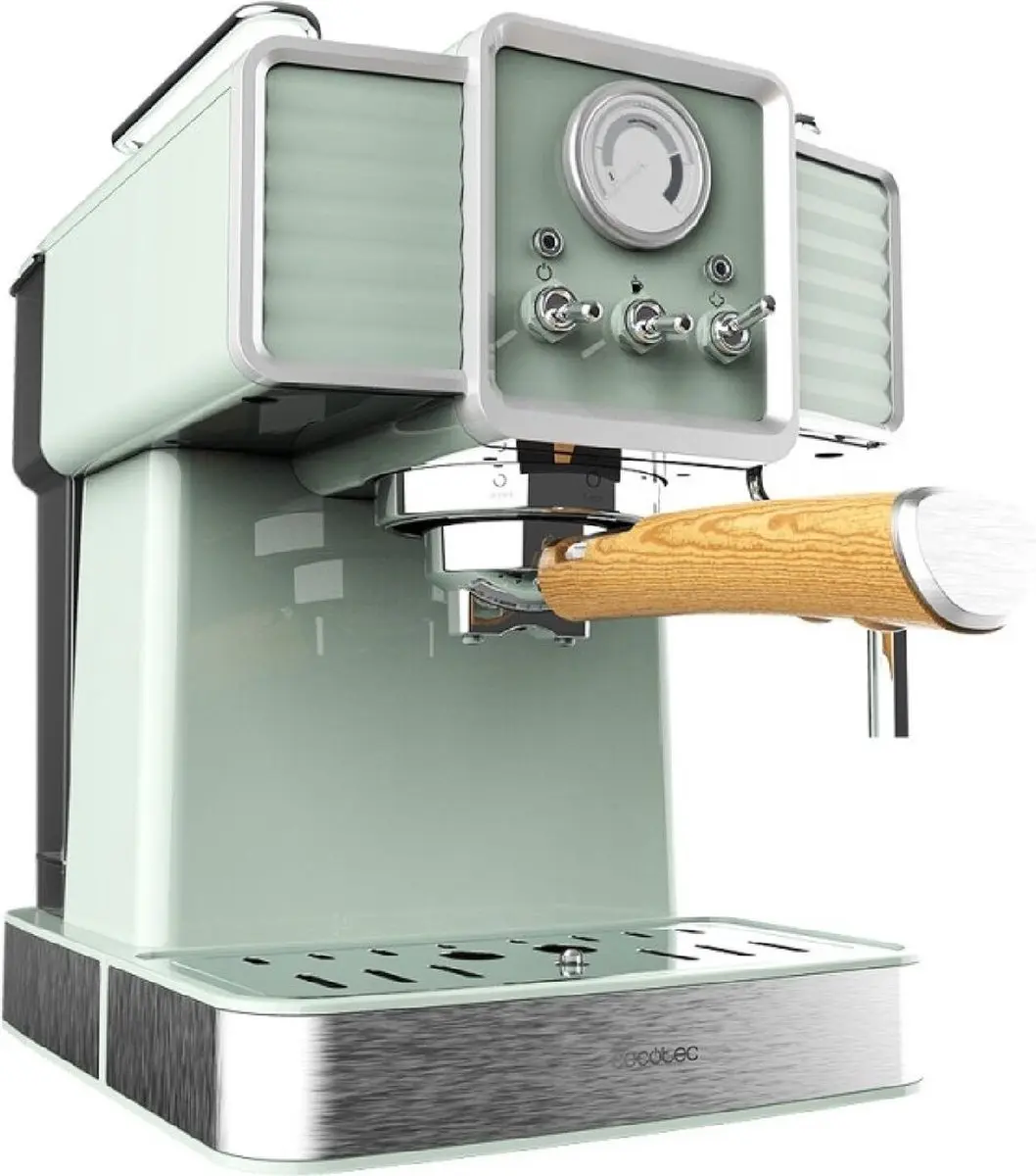 Cecotec Power Espresso 20 Tradizionale Light Green Espressomachine - 1350W - 1,5L - afbeelding 4 van 6