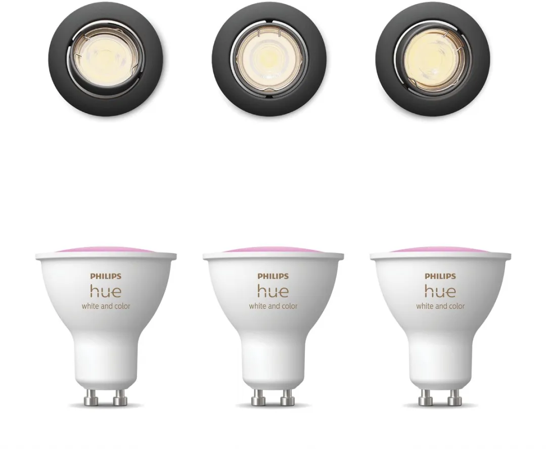 Philips Hue Peridot Set Inbouwspots 3 Stuks
