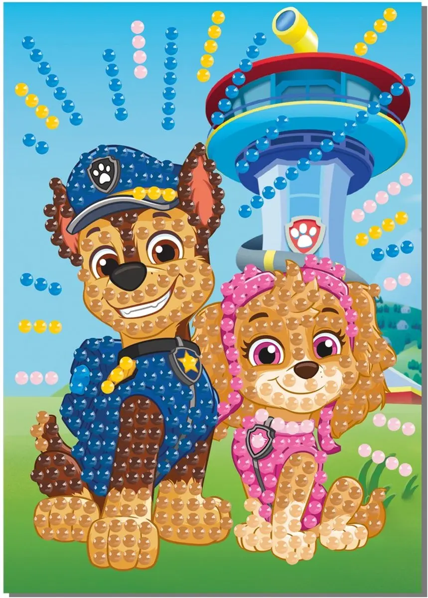 PAW Patrol Diamond Painting Kaart met Envelop - afbeelding 2 van 5