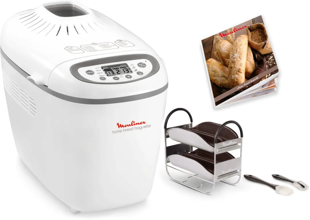 Moulinex Home Bread Baguette OW6101 Broodbakmachine 16 Programma's - Wit