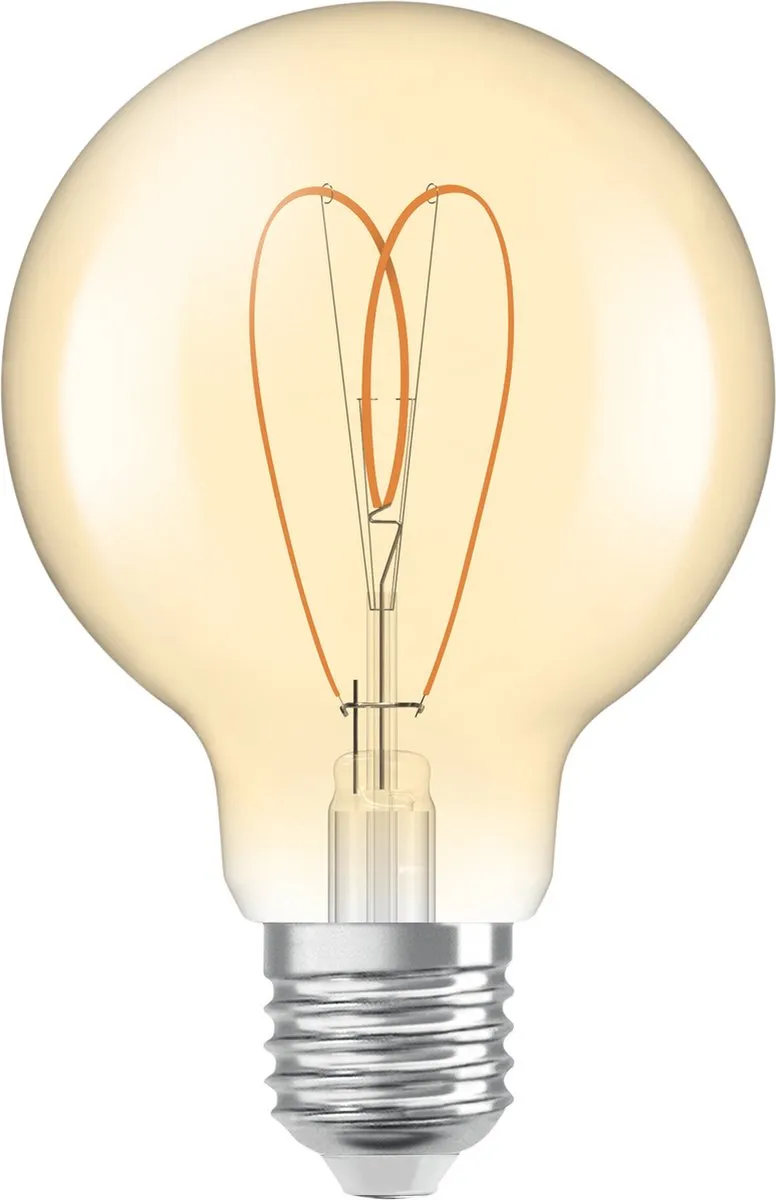 Osram Vintage 1906 LED E27 Globe Filament Heart 8W - 806lm - Zeer Warm Wit