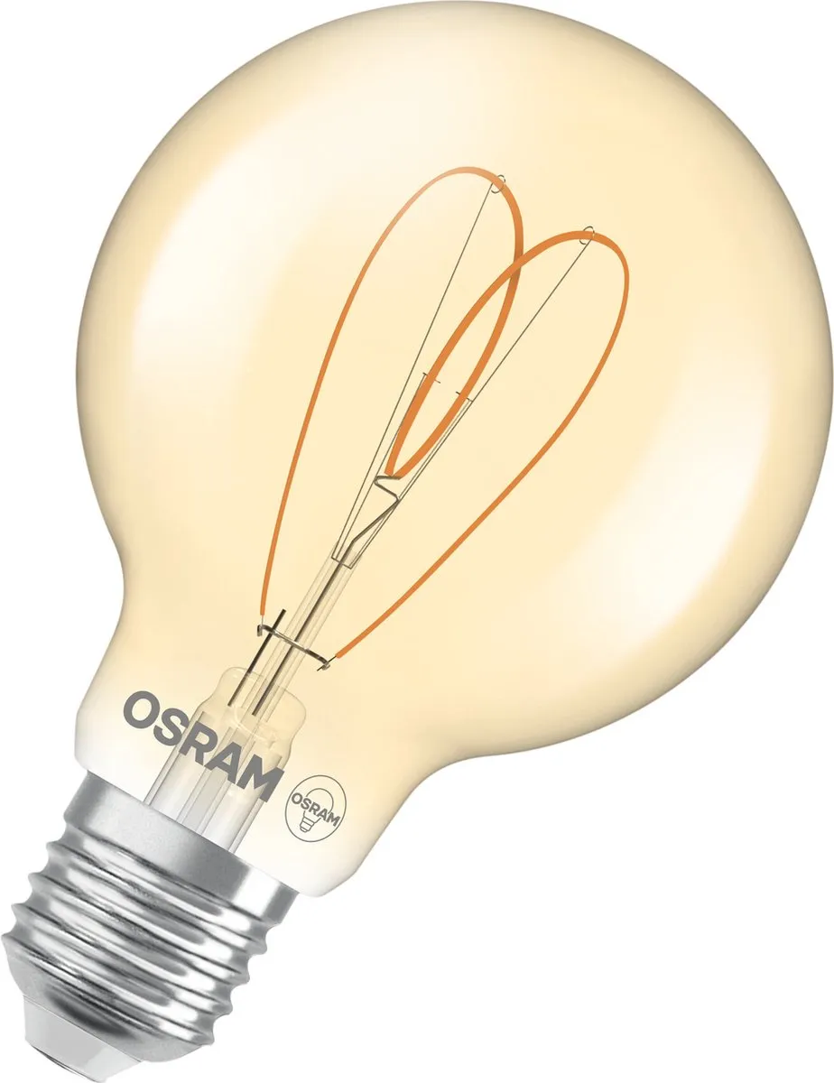 Osram Vintage 1906 LED E27 Globe Filament Heart 8W