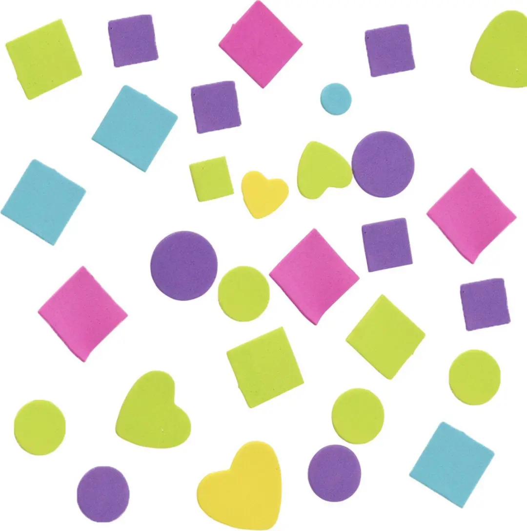Foam stickers