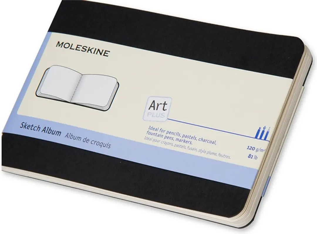 Moleskine Art Schetsalbum Pocket - Softcover - Zwart - afbeelding 2 van 6