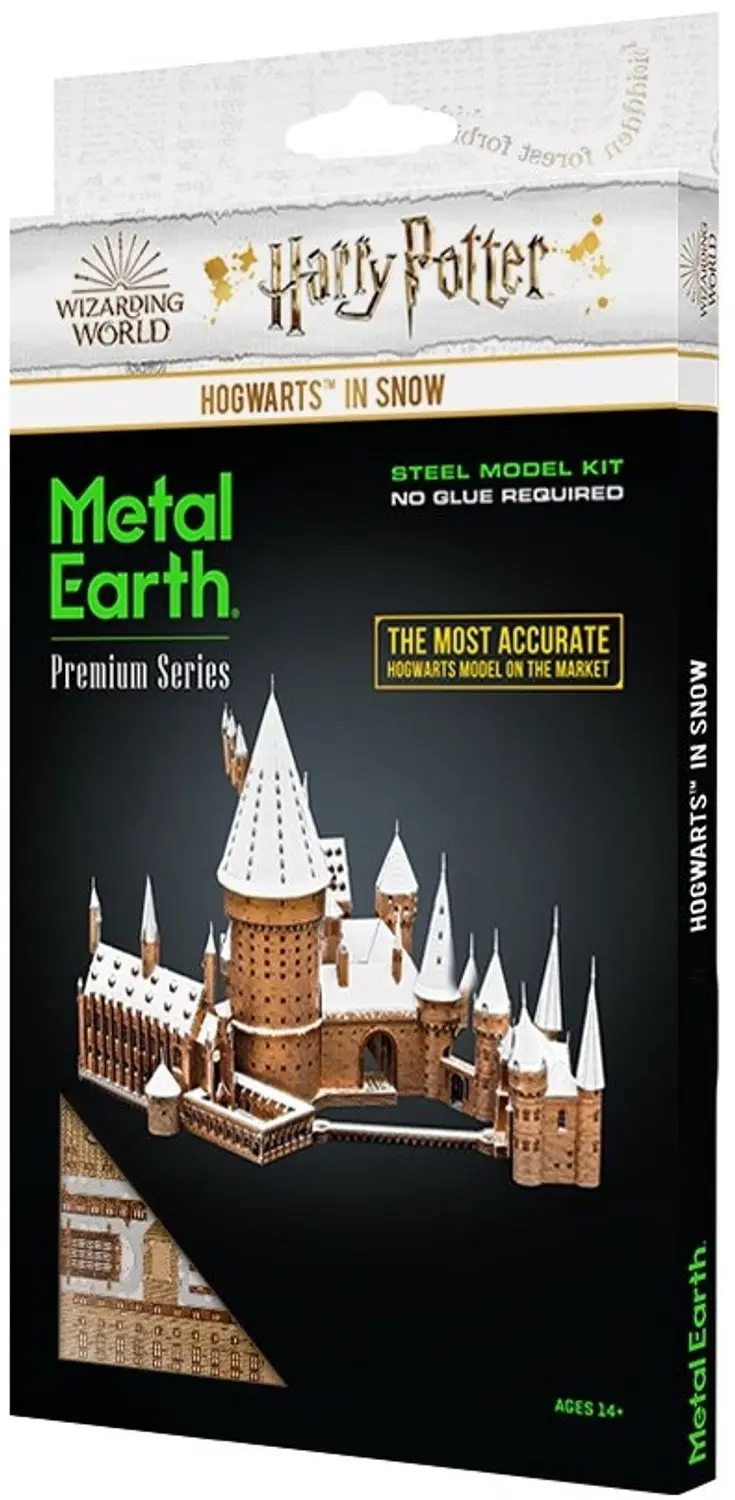 Metal Earth Harry Potter Hogwarts in Snow 3D Puzzel - afbeelding 3 van 6