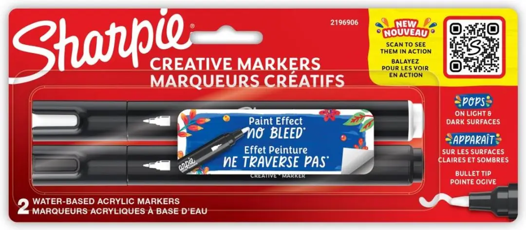 Sharpie Creative Bullet Tip Markers 2 stuks