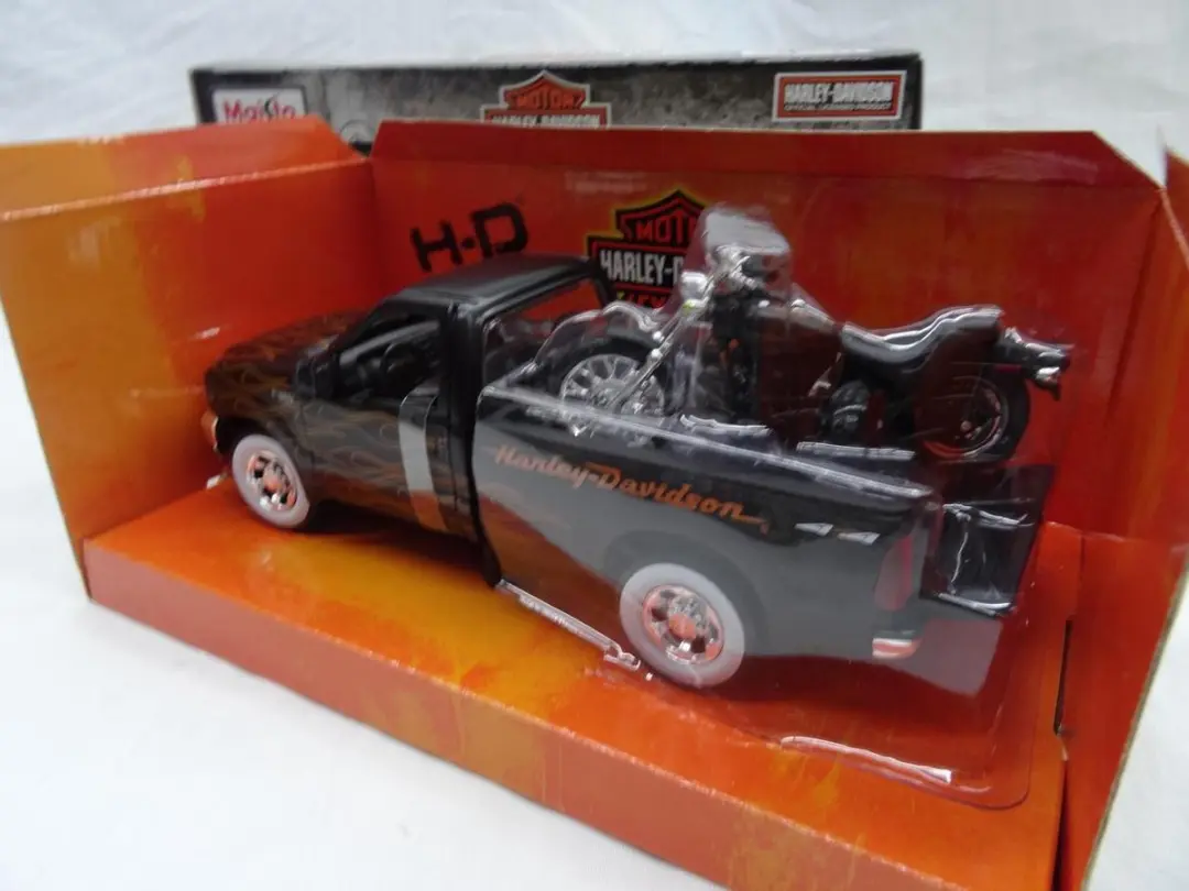 Maisto Ford F-350 Pickup 1:24 - Zwart - afbeelding 2 van 6