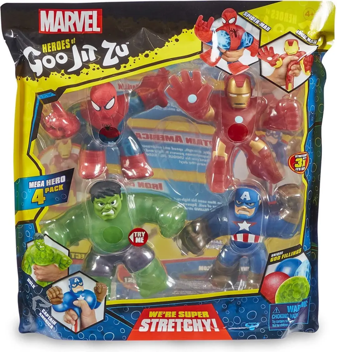 Goo Jit Zu Marvel superhelden set