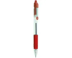 Zebra Z-Grip Smooth Retractable - Rood 1.0mm