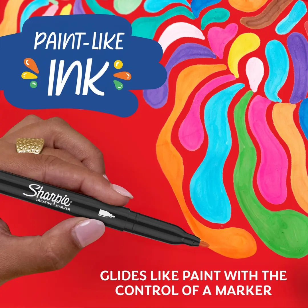 Sharpie Creative Acrylverf Pennen - Fijne Punt - 5x - afbeelding 4 van 6