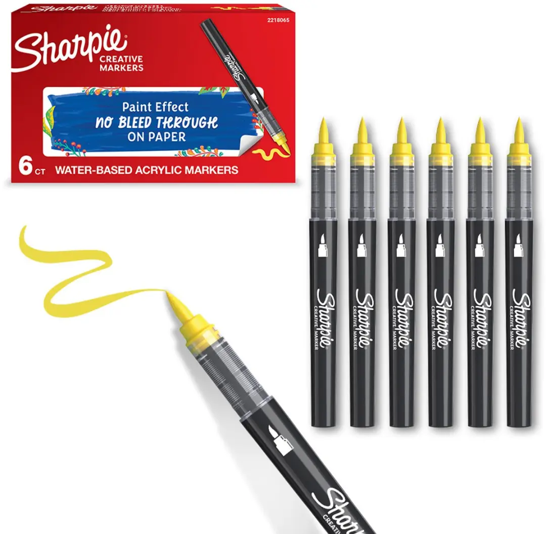 Sharpie Creative Marker Penseelmarker Geel